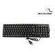 Teclado Basico Slim Preto Usb Multilaser Tc193
